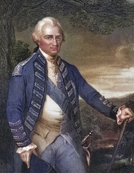 Robert Clive, Baron Clive of Plassey (1725-74), English soldier and colonial administrator in India. Engraving, Historical, digitally restored reproduction from a 19th century original, Record date not stated