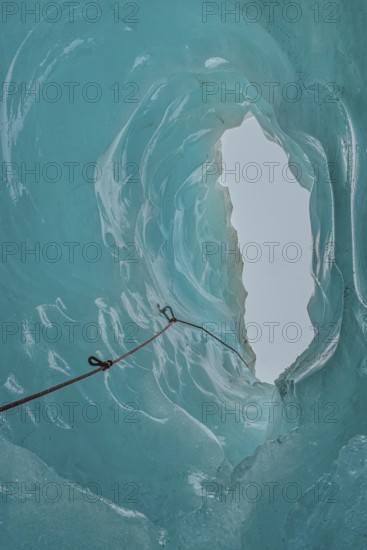 Ice cave, Fox Glacier, Westland National Park, South Island, New Zealand