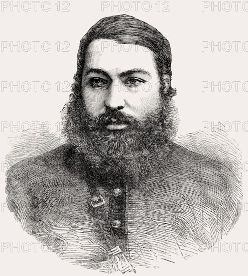 Abdur Rahman Khan, 1844, 1901, Emir of Afghanistan from 1880 to 1901, From British Battles on Land and Sea, by James Grant
