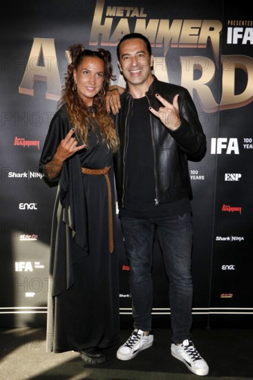 Kate Kaputto and Bülent Ceylan at the Metal Hammer Awards 2024 in the Uber Eats Music Hall. Berlin, 31.08.2024