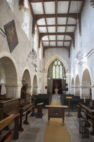 Church of All Saints, Enford, Wiltshire, England, UK