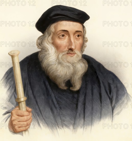John Wycliffe or Wyclif, Wycliff, Wiclef, Wicliffe, or Wickliffe known as Doctor evangelicus, 1330 - 1384, an English philosopher, theologian and church reforme