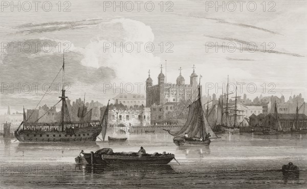 Tower of London, London, UK, 19th century