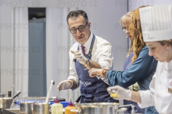 Cem is cooking! DEHOGA Baden-Württemberg event with candidate for the post of Minister-President, Cem Özdemir from the Green Party. Baden-Württemberg will elect a new state parliament on March 8, 2026. INTERGASTRA, leading trade fair for the hotel and catering industry. Stuttgart, Baden-Württemberg, Germany