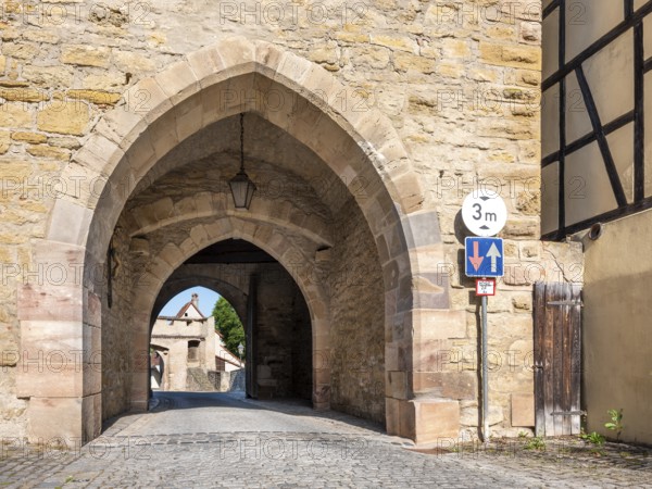 The Mainbernheimer Gate, Iphofen, Lower Franconia, Mainfranken, Bavaria, Germany