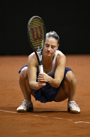 Tennis, Porsche Cup 2024, disappointed, gesture, gesture, Porsche Arena, Stuttgart, Baden-Württemberg, Germany