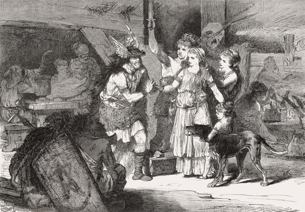 Wedding, early middle ages