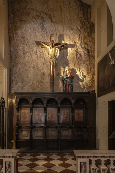 Pilgrimage church Madonna della Corona, Ferrara di Monte Baldo, Italy