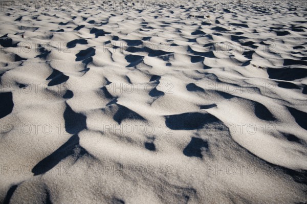 Dry sand on the beach. Grzybowo, Poland