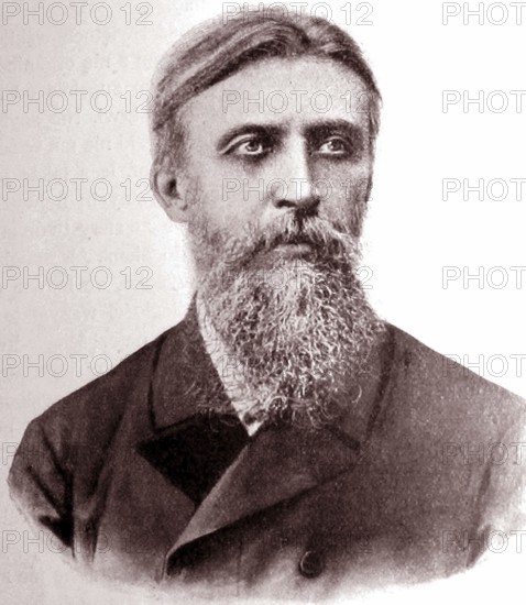 Aleksander Swietochowski (18 January 1849 - 25 April 1938) was a Polish writer, critic and political publicist of the Positivist period, digitally enhanced reproduction of a 19th century original, historically