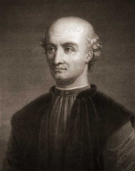 Donato Bramante, 1444 - 1514, an Italian architect of the Renaissance, Donato Bramante, oder Donato di Pascuccio d'Antonio, 1444 - 1514, ein italienischer Baumeister und Begründer der Hochrenaissance-Architektur