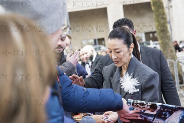 Michelle Yeoh signs autographs ahead of the premiere of the film Everything Everywhere All At Once at the Berlinale at Berlin's Zoo Palast on 13.02.2026. The 76th Berlin International Film Festival will take place from February 12 to 22, 2026