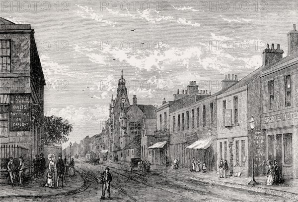 High Street, Portobello, Edinburgh, Scotland, 19th century