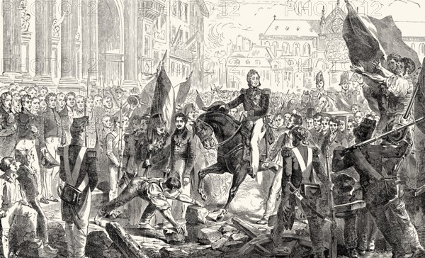 Louis Philippe I, French Revolution of 1830, July Revolution, Paris