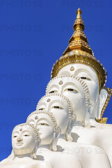 Five-headed Buddha statue, Wat Phra That Sorn Kaew Buddhist temple complex, Phetchabun province, Thailand