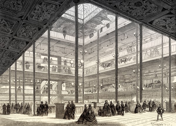 Maison de la belle jardinière, shopping mall in Marseille, 19th century