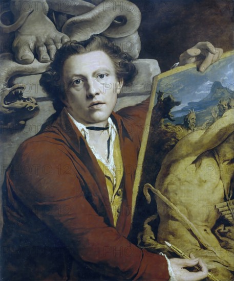 James Barry, 11 October 1741- 22 February 1806, painter from Ireland, Historic, digitally restored reproduction of an original painting from the period, exact original date unknown