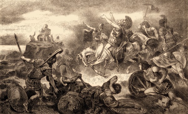 Xenophon of Athens, leader of the mercenaries, known as the Ten Thousand, after the Battle of Cunaxa