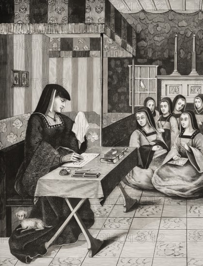 Queen Anne of Brittany, Court of the Ladies, 1509