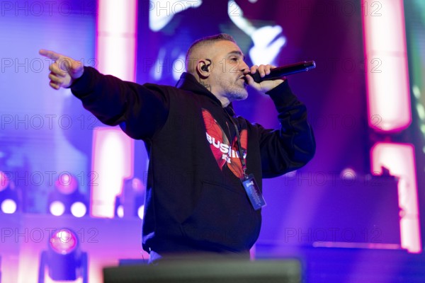 BUSHIDO, (aka Anis Mohamed Youssef Ferchichi), Rap, Alles wird gut Tour 2026, live on 12 January, 2026, Uber Arena, Berlin, Germany < english> BUSHIDO, Rap, Alles wird gut Tour 2026, live on January 12, 2026, Uber Arena, Berlin, Germany