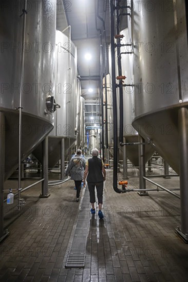 Covington, Louisiana - The Abita Brewing Company's craft beer brewery. Visitors get a tour of the plant