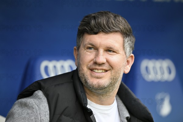 Sports Director Andreas Schicker TSG 1899 Hoffenheim Portrait smiling soccer Bundesliga, PreZero Arena, Sinsheim, Baden-Württemberg, Germany
