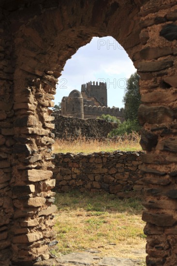 Amhara region, in the Gemp palace complex in Gondar, Gonder, UNESCO, world, heritage, cultural heritage, Ethiopia
