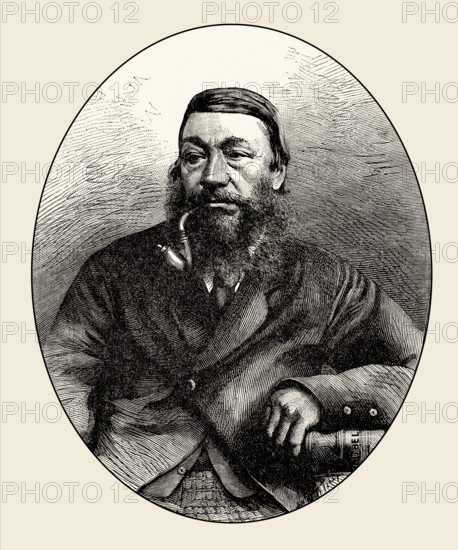 Stephanus Johannes Paulus Paul Kruger, 1825, 1904, State President of the South African Republic, From British Battles on Land and Sea, by James Grant
