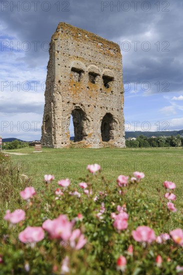 Temple of Janus, first century tower, Autun, Département Saône-et-Loire, Region Bourgogne-Franche-Comté, Burgundy, France