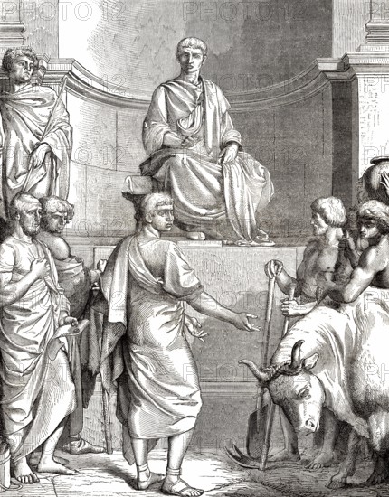 Caius Furius Cressinus der Zauberei angeklagt