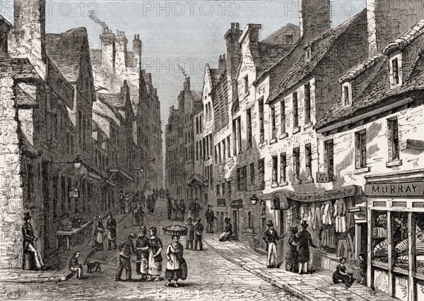 St Mary's Wynd, Edinburgh, Scotland, 19th century
