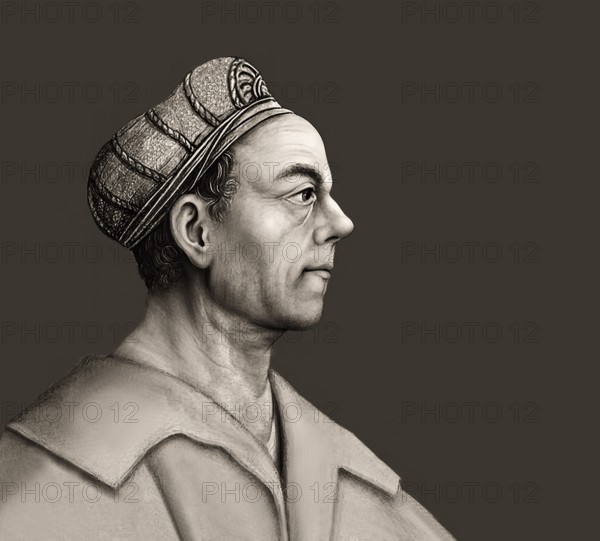 Portrait of Jakob Fugger, 1459, 1525, German businessman, digitally edited