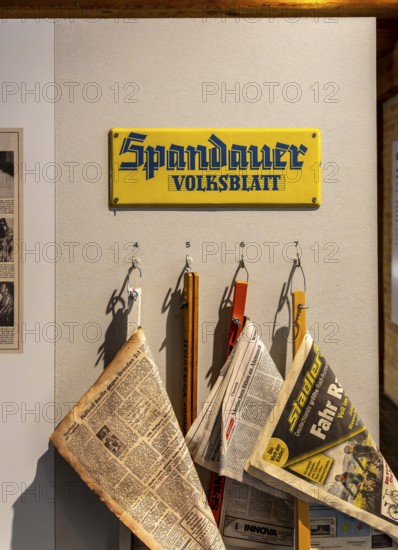 Interior photograph, Historical exhibition, Museum of City History, Berlin Spandau Citadel, Berlin, Germany