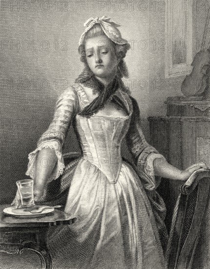 Luise Miller, character from the drama Cabals and Love by Friedrich Schiller, 1759 - 1805