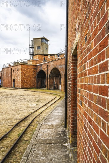 Hurst Point Lighthouse and Hurst Castle, Hurst Spit, Milford on Sea, Lymington, Hampshire, UK