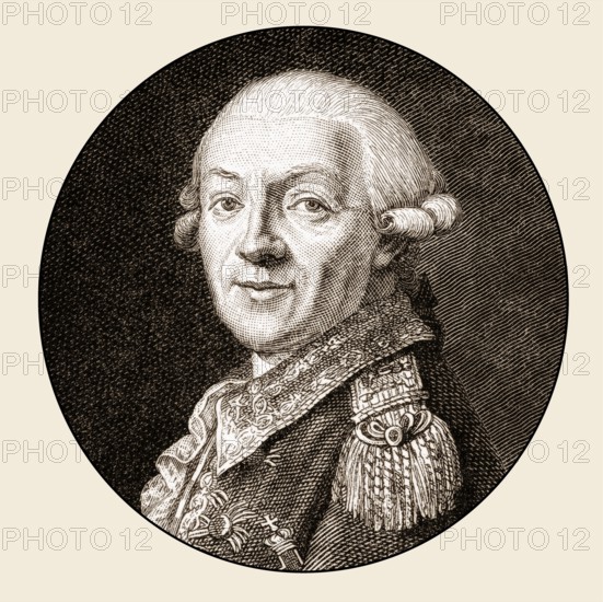 Johann Christoph von Woellner, 1732-1800, a Prussian pastor and politician under King Frederick William II