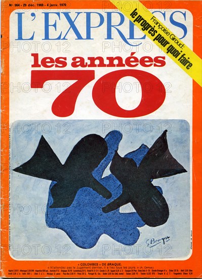 Couverture de l'Express du 4 janvier 1970