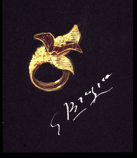 Braque, Projet de bague