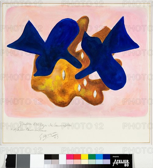 Braque, Les Oiseaux bleus (The Blue Birds)