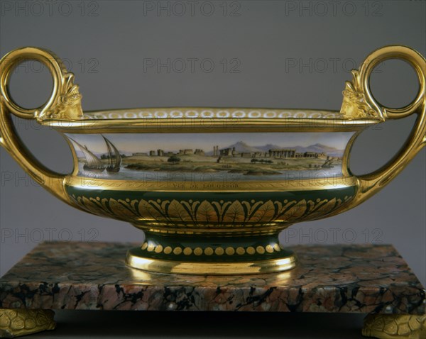 Lebel, Sugar bowl from Napoleon I's private crockery set