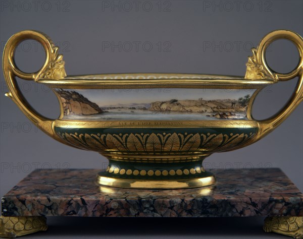 Lebel, Sugar bowl from Napoleon I's private crockery set