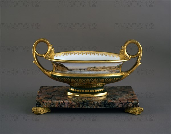 Lebel, Sugar bowl from Napoleon I's private crockery set