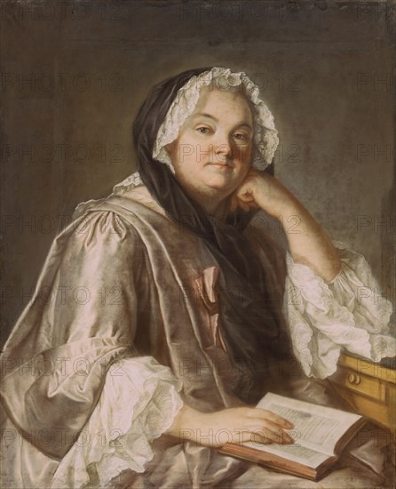 La Tour, Portrait of Marie Leczinska