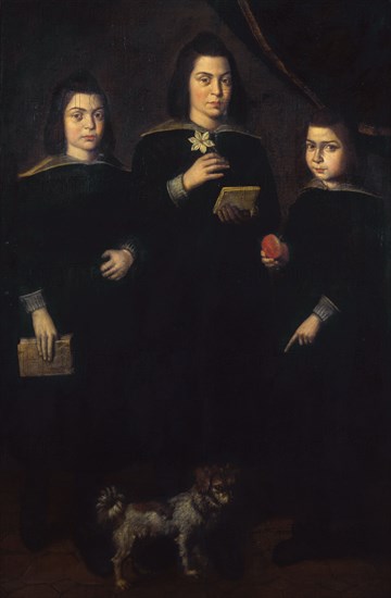 Del Maso, Portrait of the three Velasquez sons