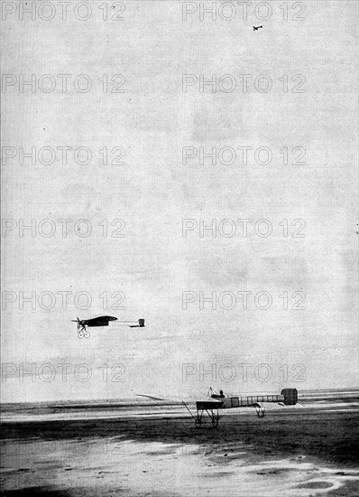 Le vol angoissant de Garros à Houlgate in le journal "Je sais tout" le 15 Août 1913