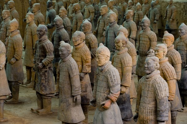 the Emperor Qin's Terra-cotta Warriors,Terra-cotta,Terracotta,Terra cotta,Xi'an