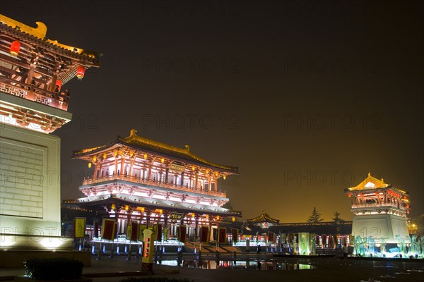 Night Scene of Tang Paradise,Xi'an