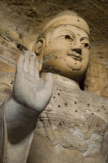 Yungang Grottoes in Shanxi Province