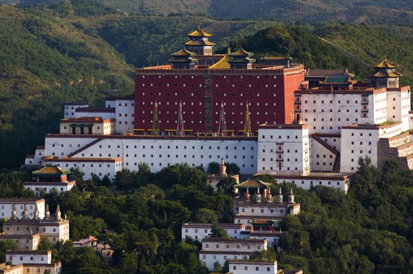 High angle scene of Temple of the Potaraka Doctrine,Chengde
