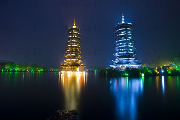 Two Rivers and Four Lakes,Guangxi